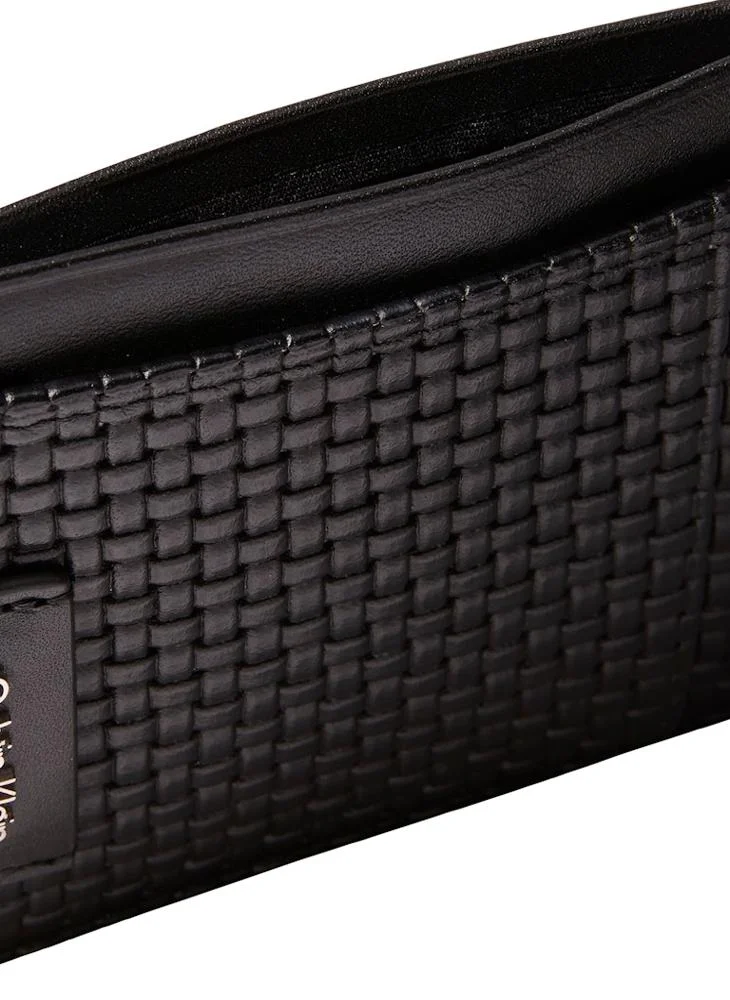 CALVIN KLEIN  Embossed Woven Card Case for Men | Best Price UAE